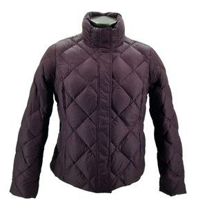 Eddie Bauer Purple EB700 Premium Goose Down Puffer Jacket Women's Size XL